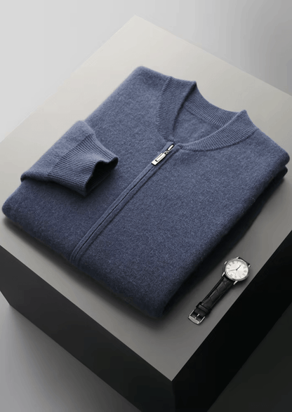 MERINO WOOL V - NECK CARDIGAN - LORMIER - 