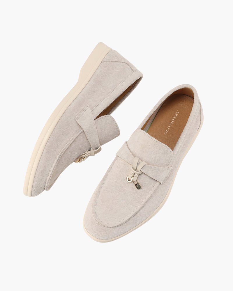 OLD MONEY SUEDE LADY LOAFERS - LORMIER - 