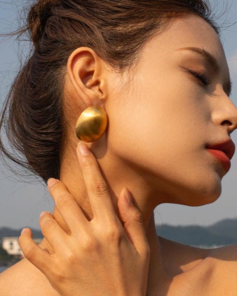 OROVA SHIELD EARRINGS - LORMIER - 