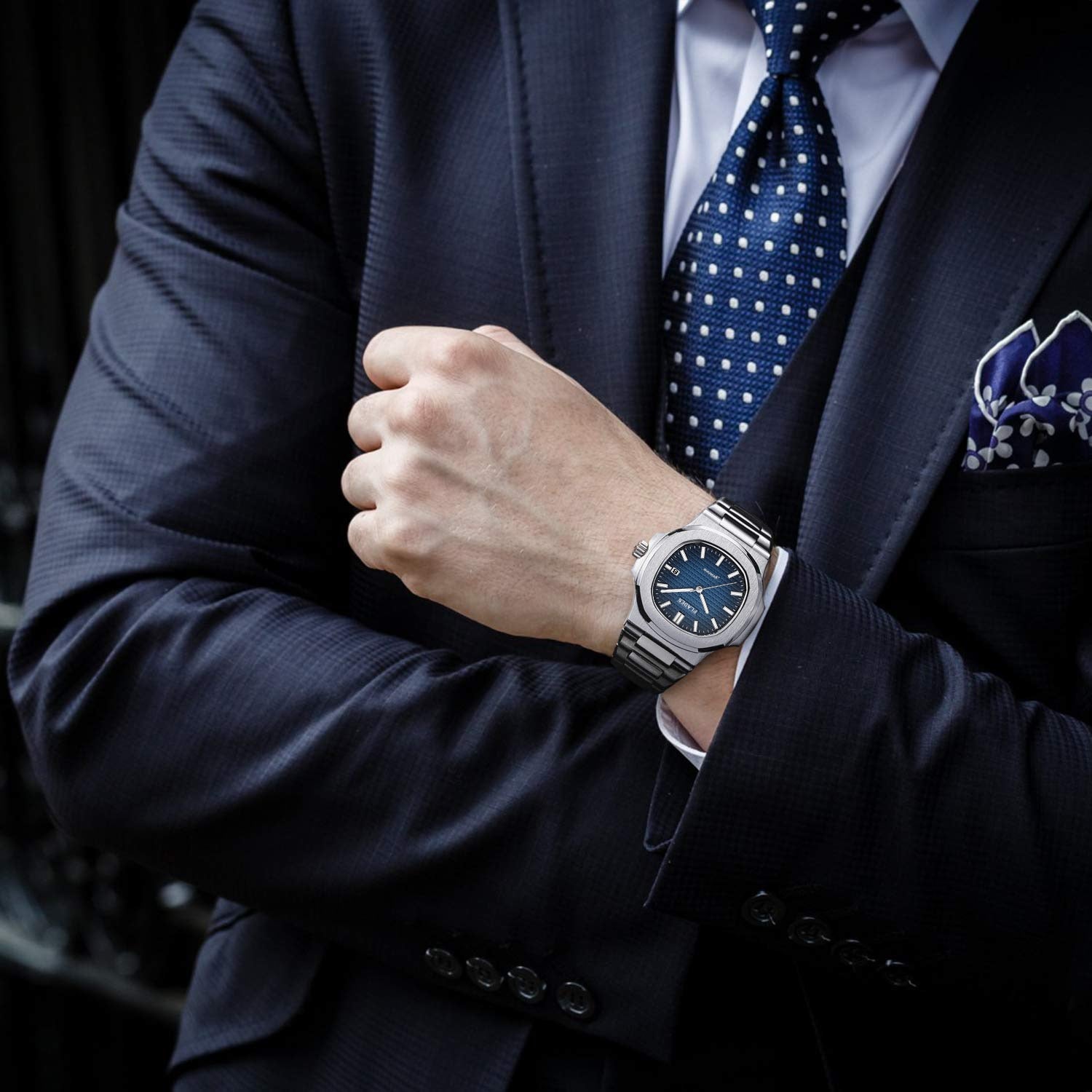 PLADEN STAINLESS STEEL WATCH - LORMIER - 