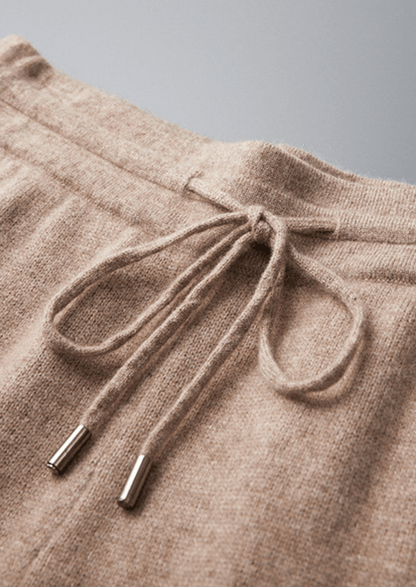 PREMIUM CASHMERE ESSENTIAL LEISURE JOGGERS - LORMIER - 