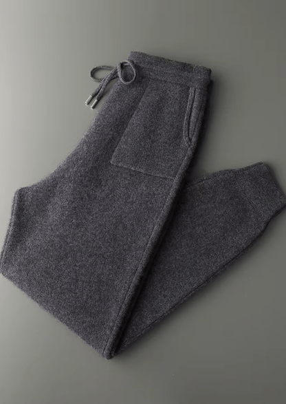 PREMIUM CASHMERE LEISURE JOGGERS - LORMIER - 