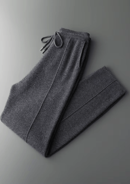 PREMIUM CASHMERE LEISURE TROUSERS - LORMIER - 