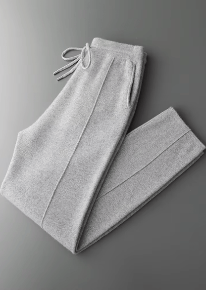 PREMIUM CASHMERE LEISURE TROUSERS - LORMIER - 