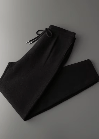 PREMIUM CASHMERE PLEATED TROUSERS - LORMIER - 