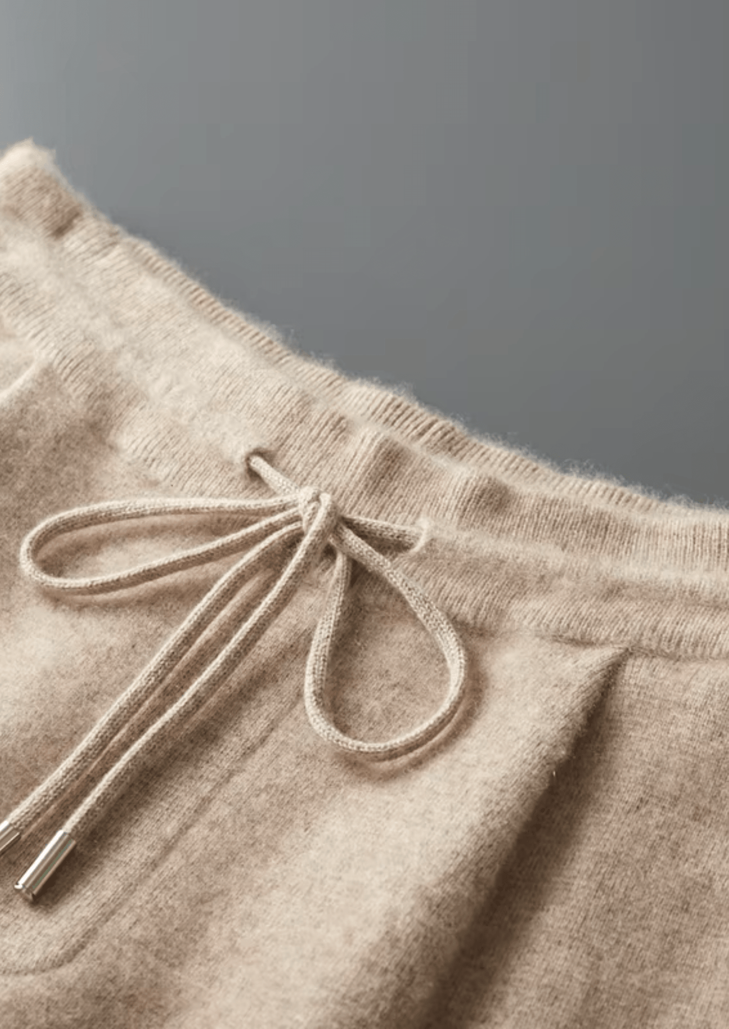 PREMIUM CASHMERE PLEATED TROUSERS - LORMIER - 