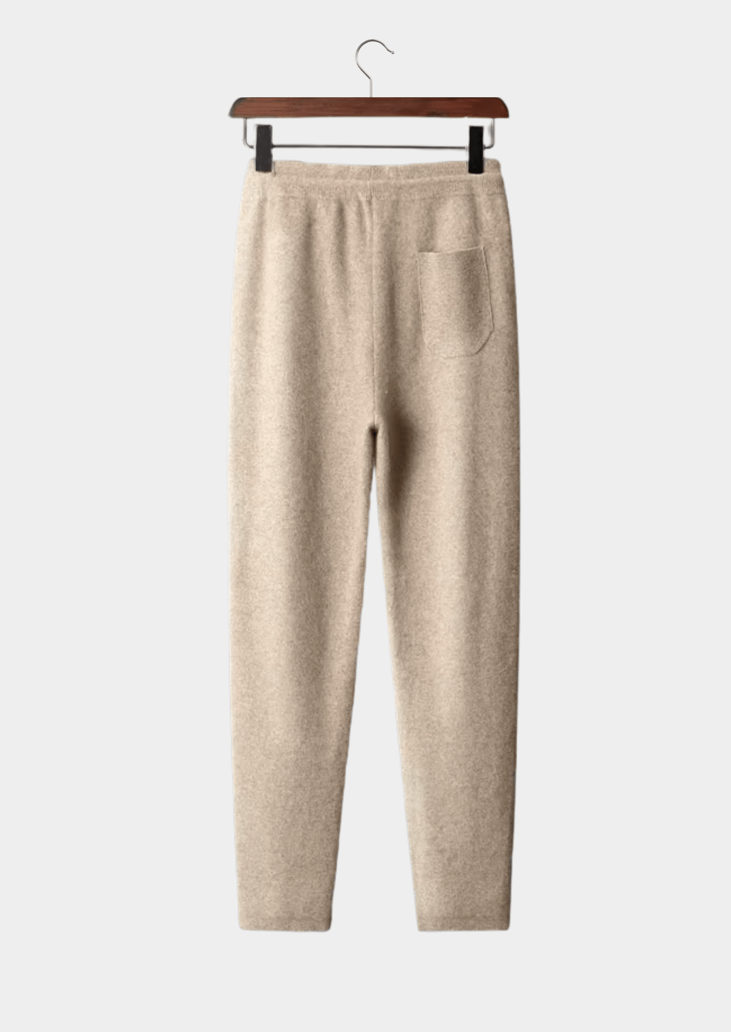 PREMIUM CASHMERE PLEATED TROUSERS - LORMIER - 