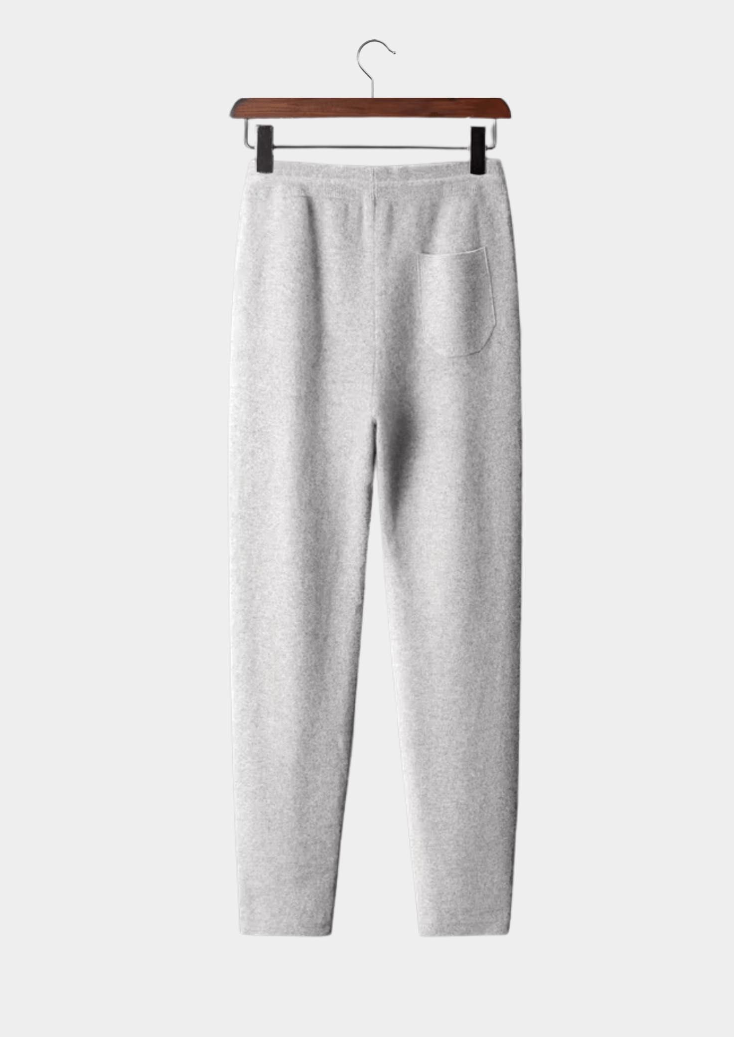 PREMIUM CASHMERE PLEATED TROUSERS - LORMIER - 