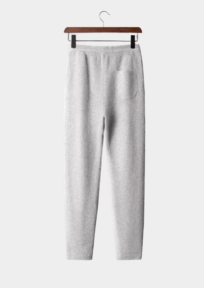 PREMIUM CASHMERE PLEATED TROUSERS - LORMIER - 