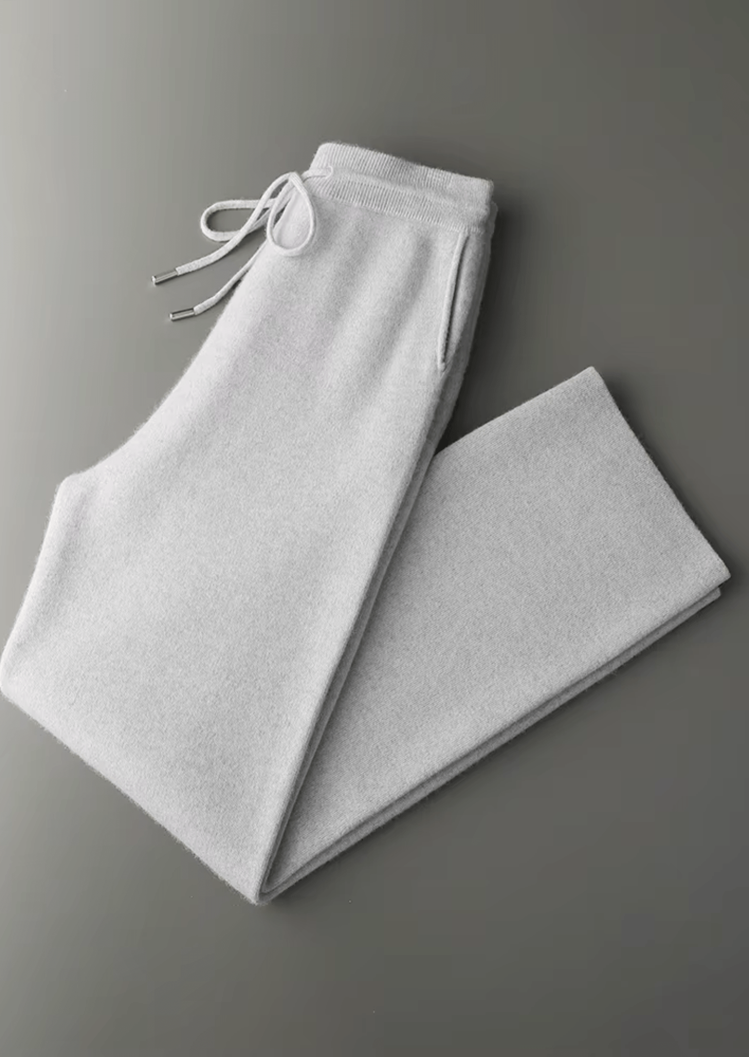 PREMIUM CASHMERE RELAXED TROUSERS - LORMIER - 