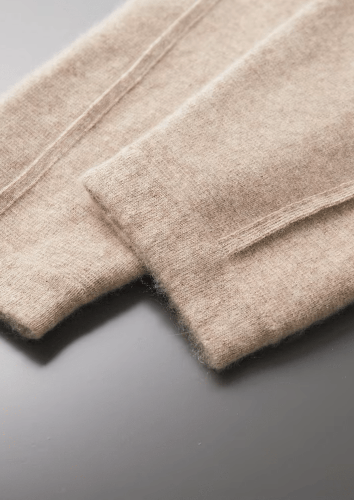 PREMIUM CASHMERE SLIM TROUSERS - LORMIER - 