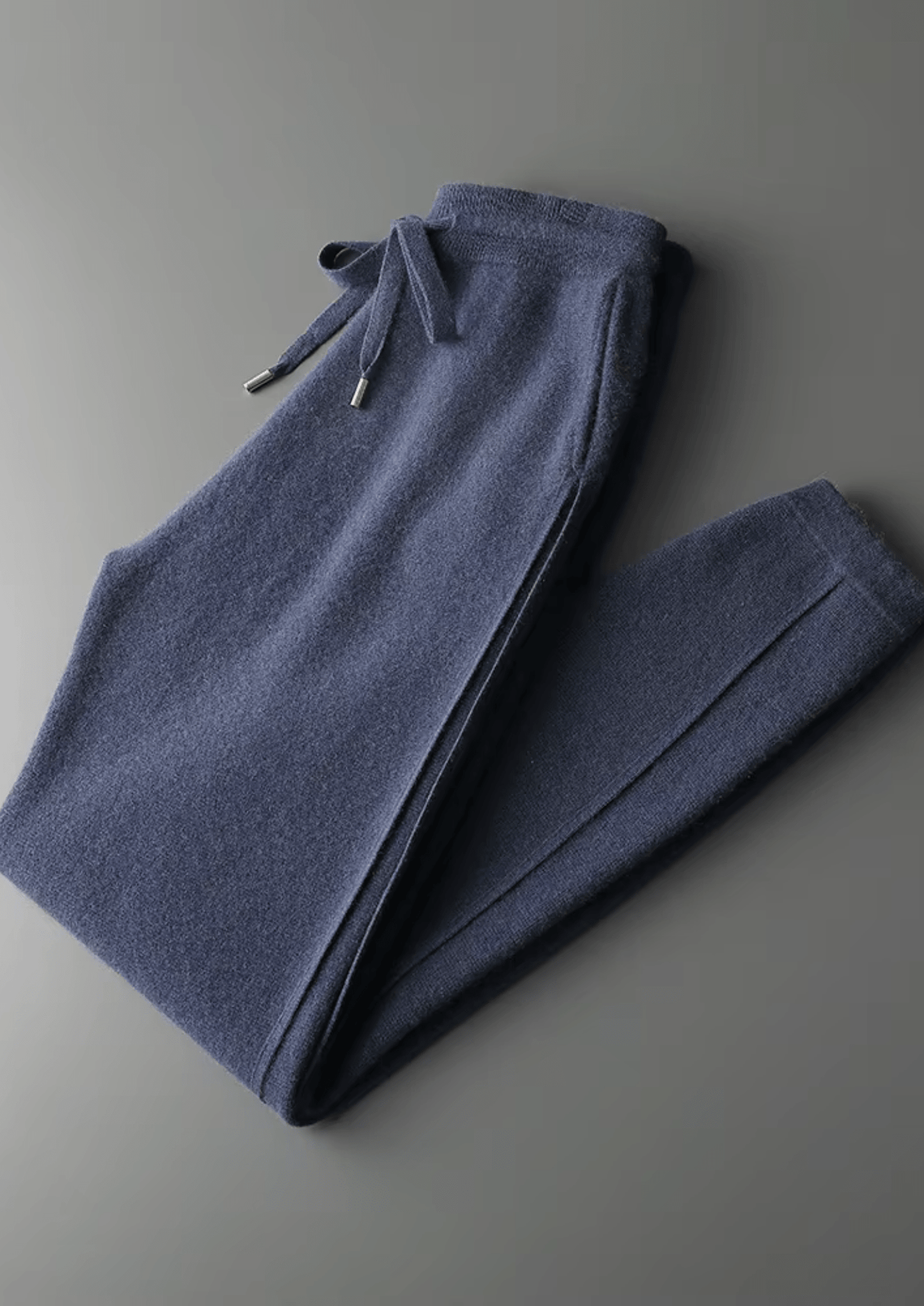 PREMIUM CASHMERE SLIM TROUSERS - LORMIER - 