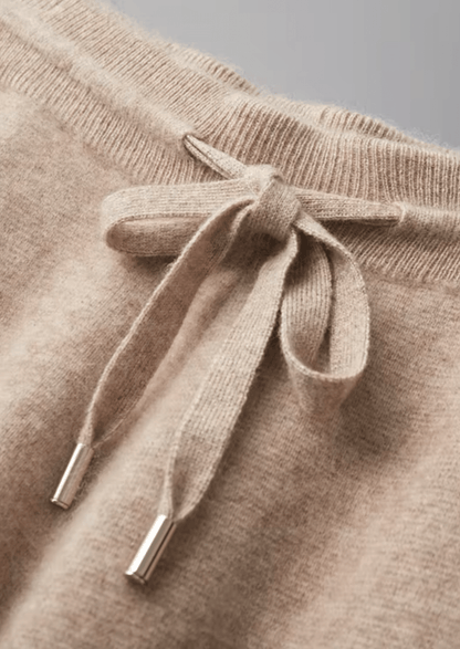 PREMIUM CASHMERE SLIM TROUSERS - LORMIER - 