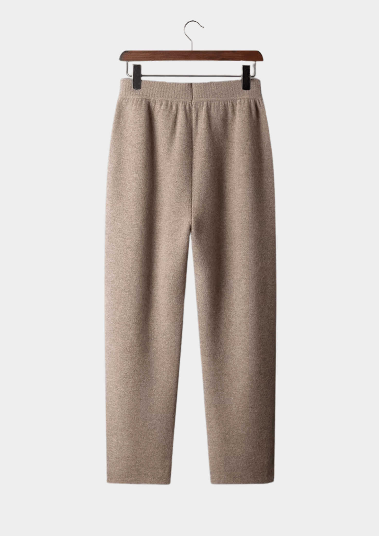 PREMIUM CASHMERE STRAIGHT TROUSERS - LORMIER - 