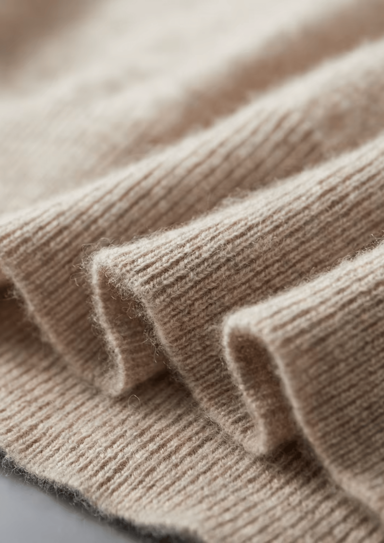 PREMIUM CASHMERE TWO TONE BUTTON POLO - LORMIER - 