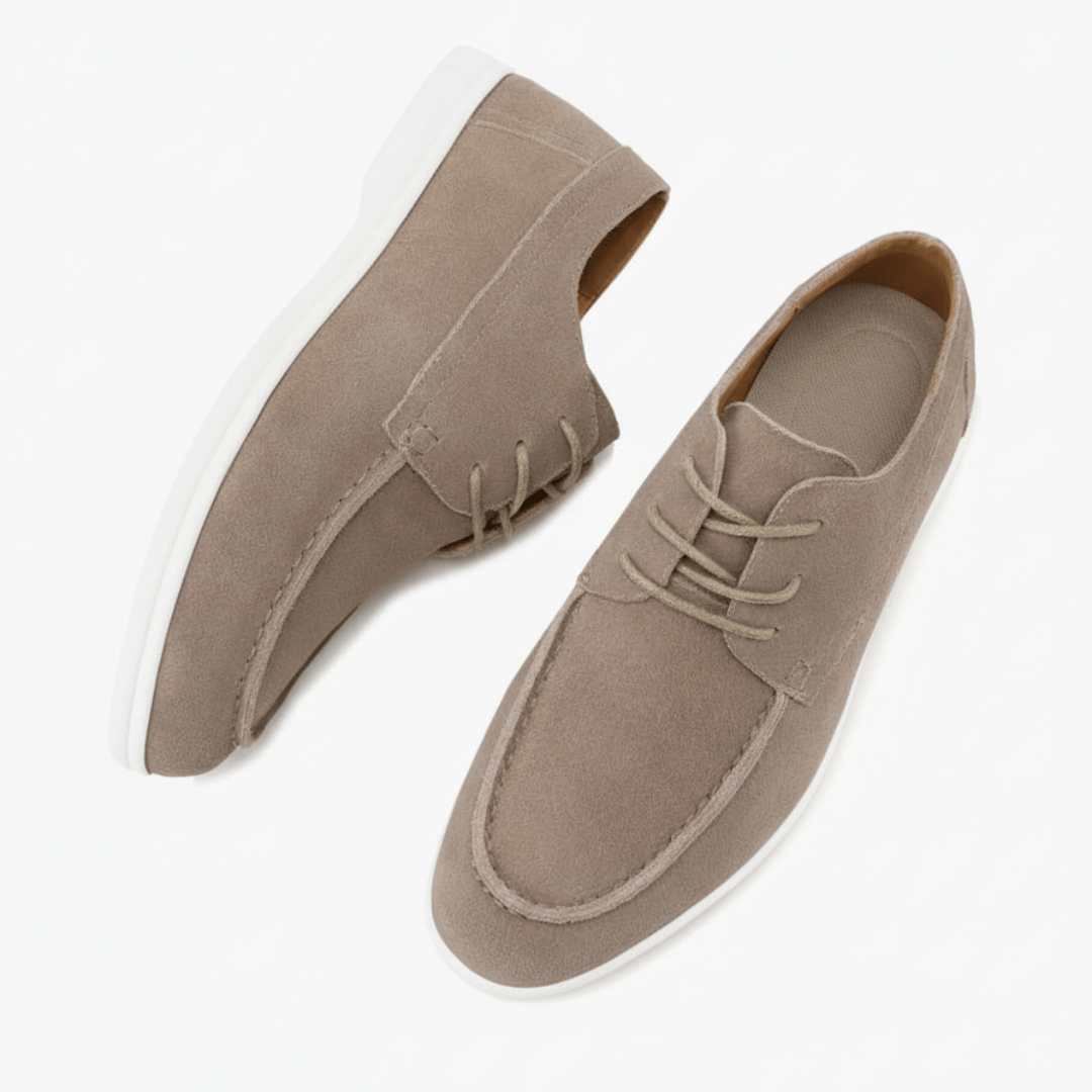PREMIUM SUEDE LACE SHOES - LORMIER - 