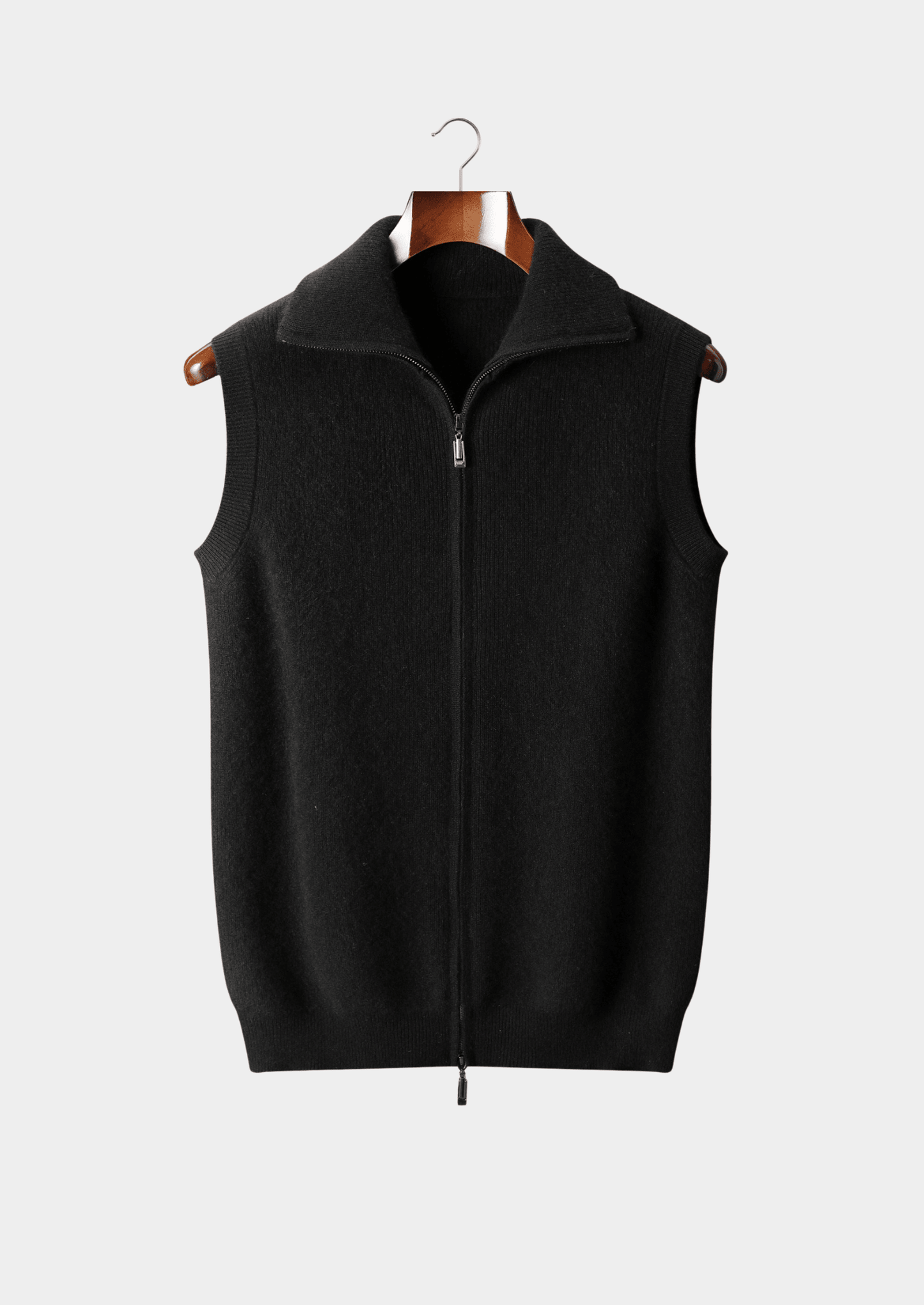 PURE CASHMERE BODY WARMER VEST - LORMIER - 