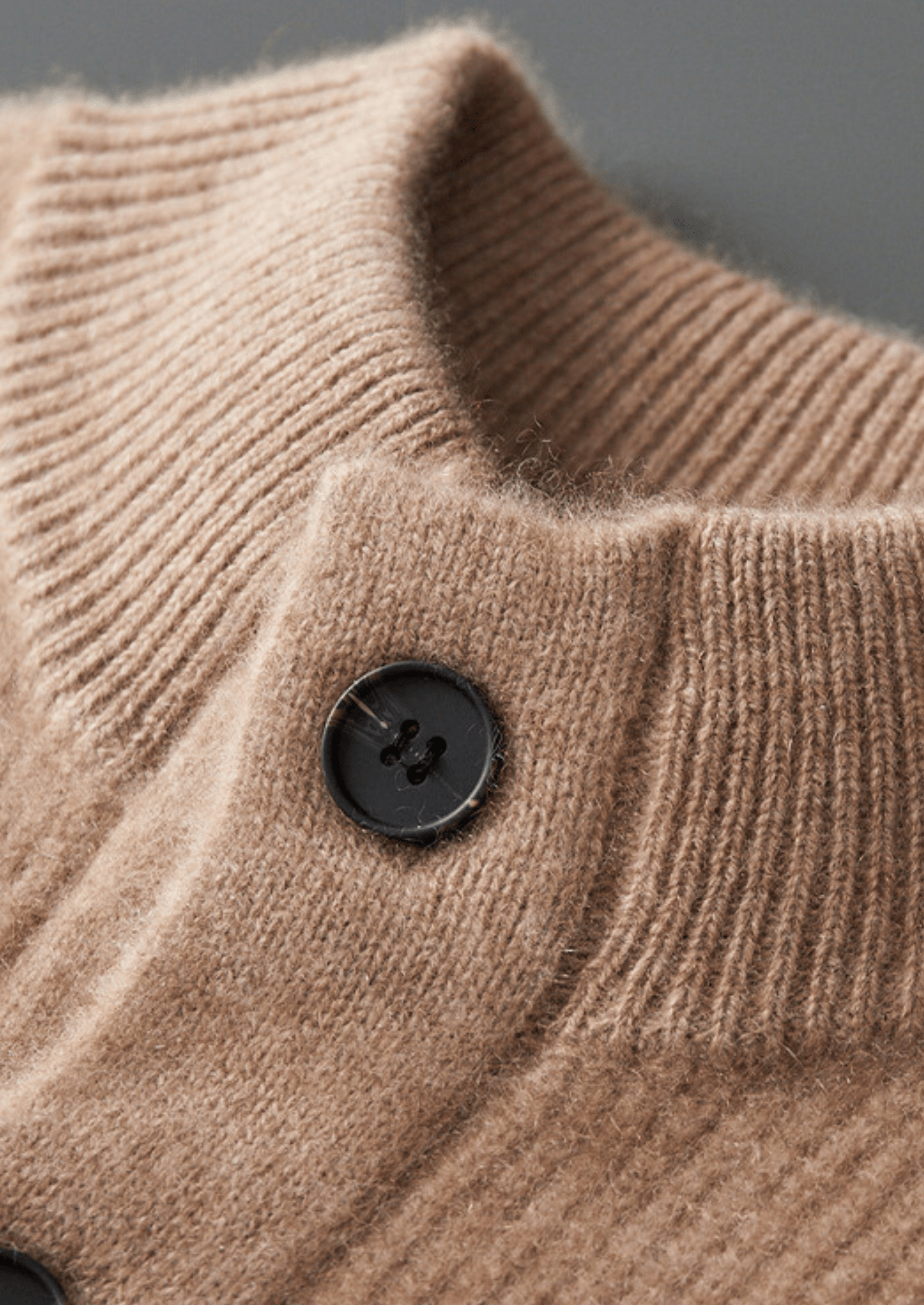 PURE CASHMERE BUTTON OVERSHIRT - LORMIER - 