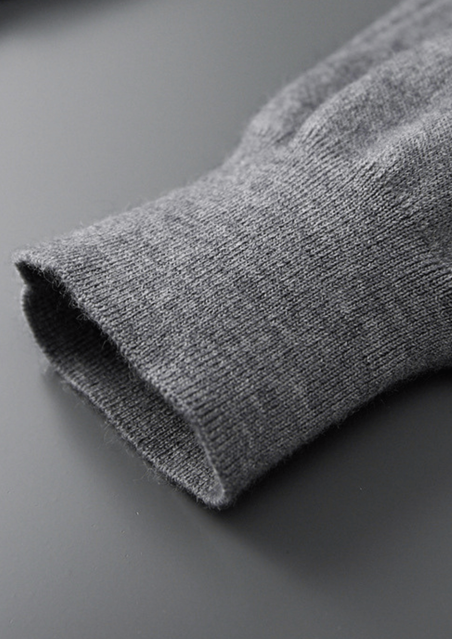 PURE CASHMERE BUTTONLESS SWEATER POLO - LORMIER - 