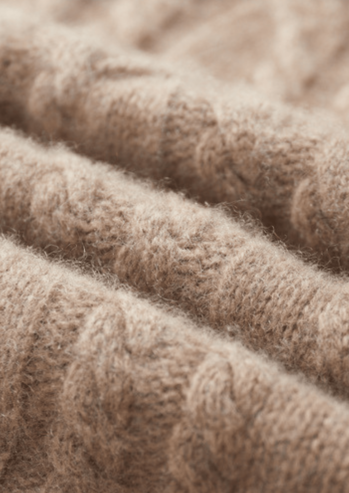 PURE CASHMERE CABLE HALF ZIP SWEATER - LORMIER - 