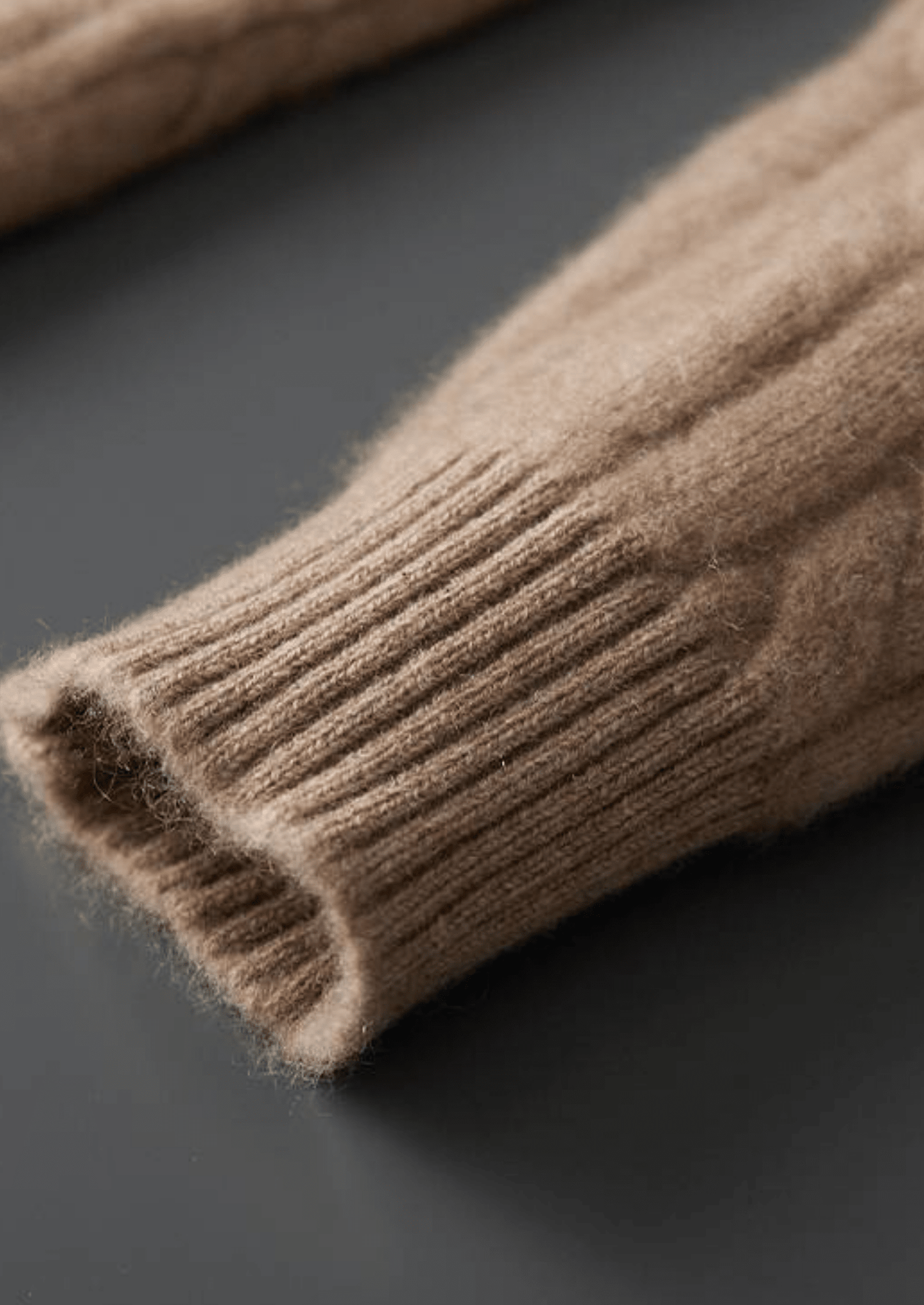 PURE CASHMERE CABLE KNIT HOODIE - LORMIER - 