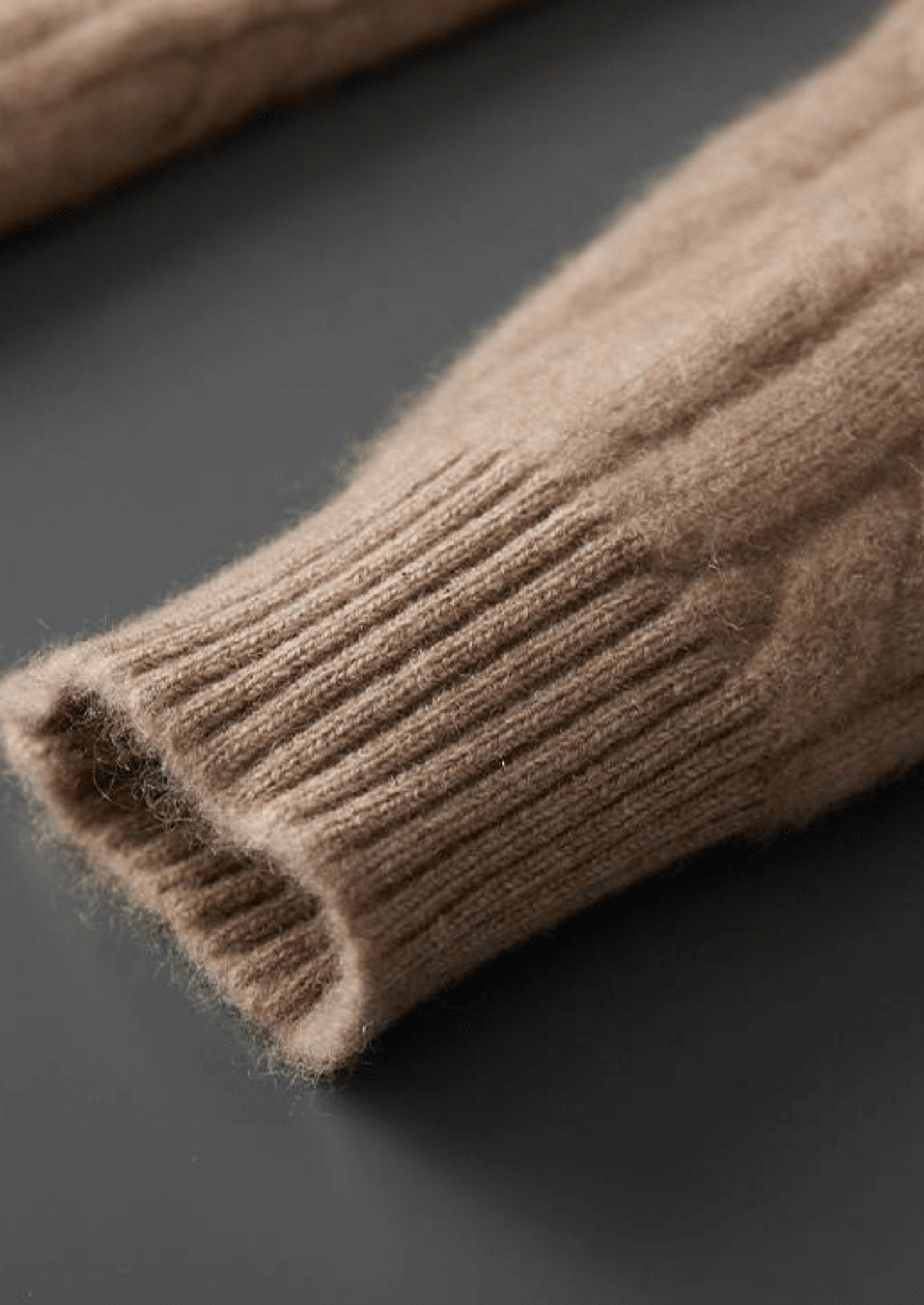 PURE CASHMERE CABLE KNIT HOODIE - LORMIER - 