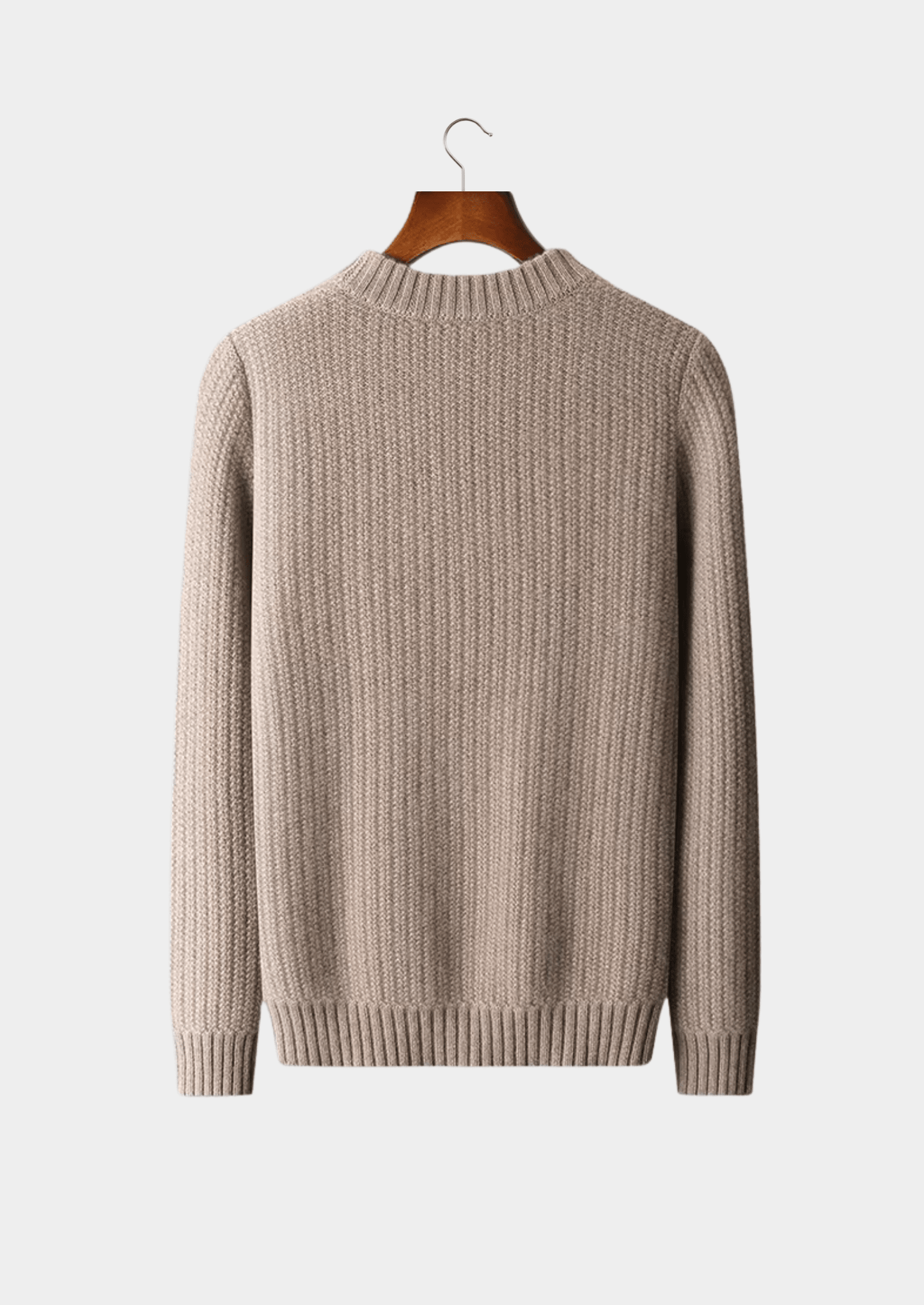 PURE CASHMERE HEAVYWEIGHT CREWNECK - LORMIER - 