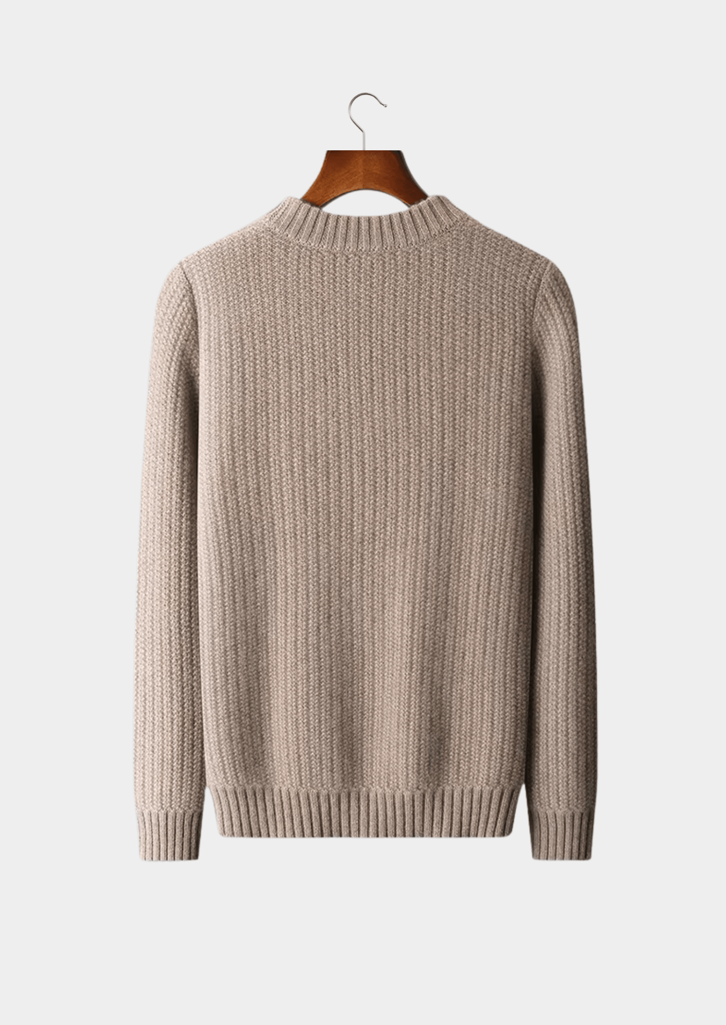 PURE CASHMERE HEAVYWEIGHT CREWNECK - LORMIER - 
