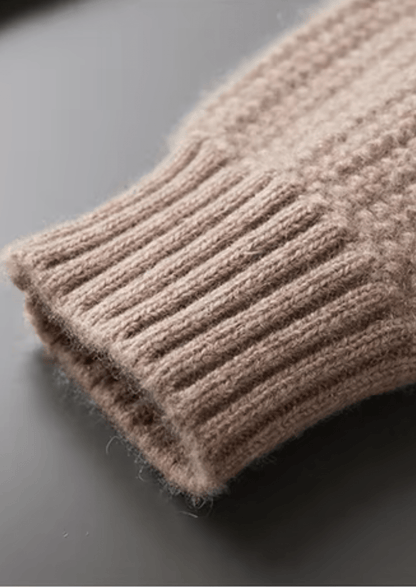 PURE CASHMERE HEAVYWEIGHT CREWNECK - LORMIER - 