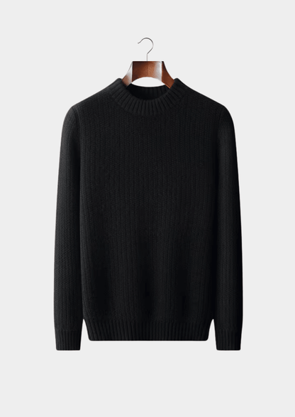 PURE CASHMERE HEAVYWEIGHT CREWNECK - LORMIER - 