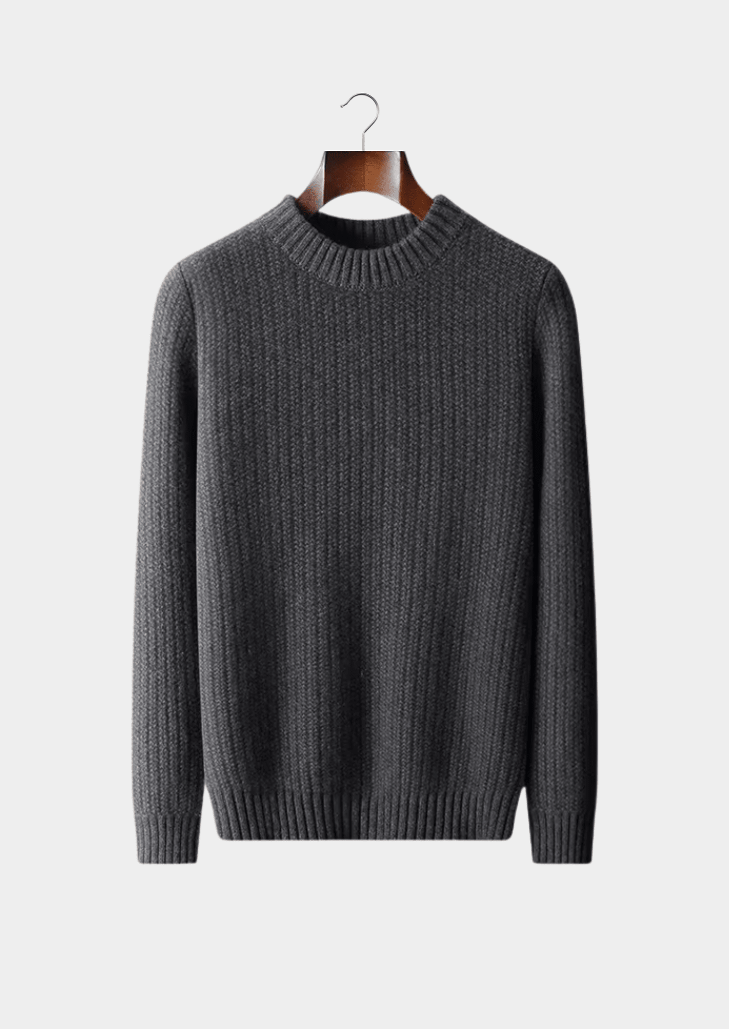 PURE CASHMERE HEAVYWEIGHT CREWNECK - LORMIER - 