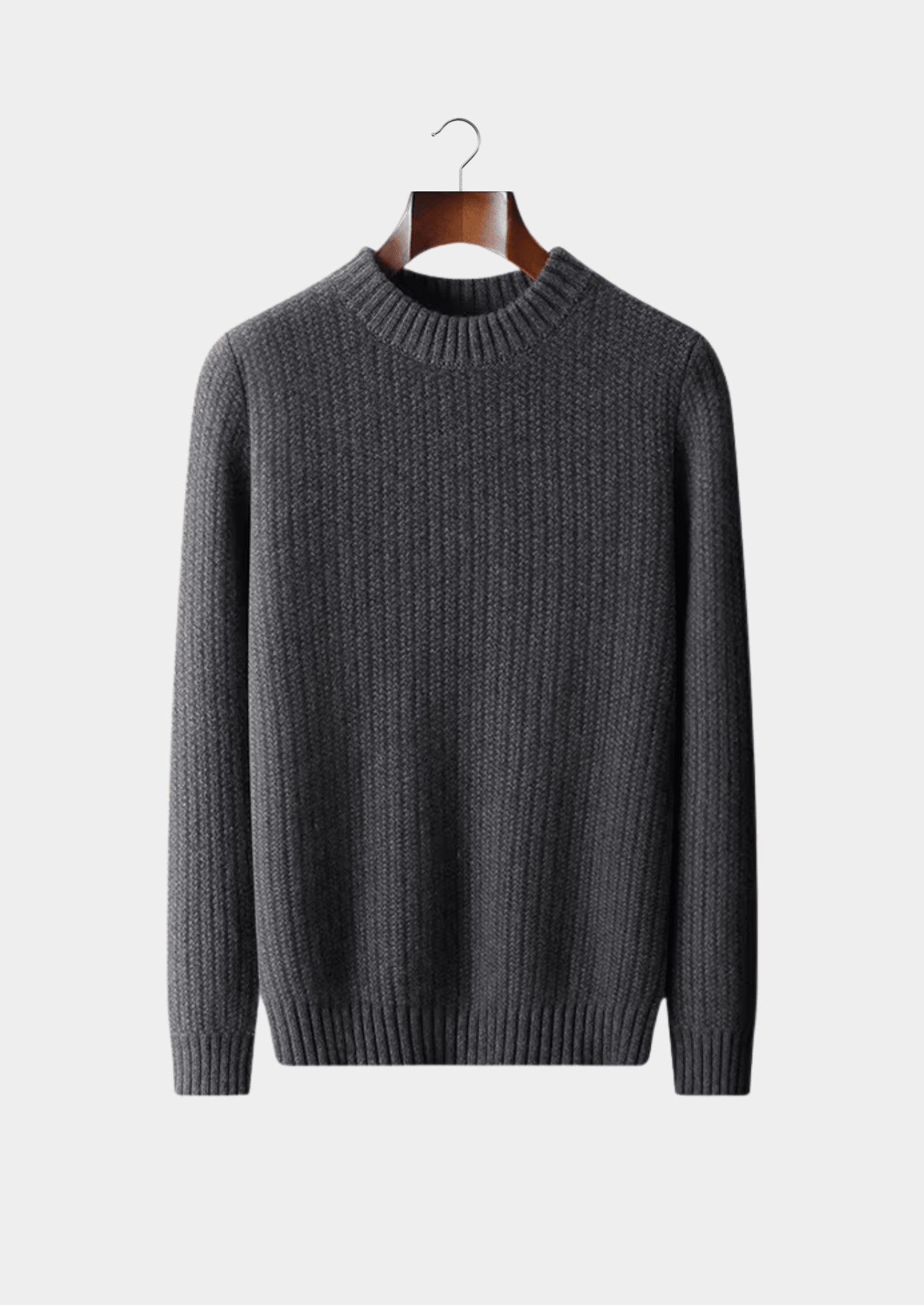 PURE CASHMERE HEAVYWEIGHT CREWNECK - LORMIER - 