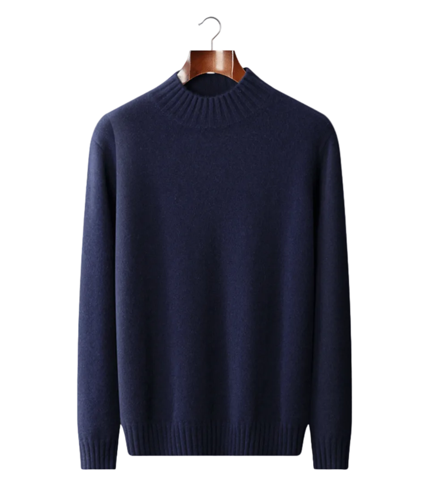 PURE CASHMERE MOCKNECK SWEATER - LORMIER - 