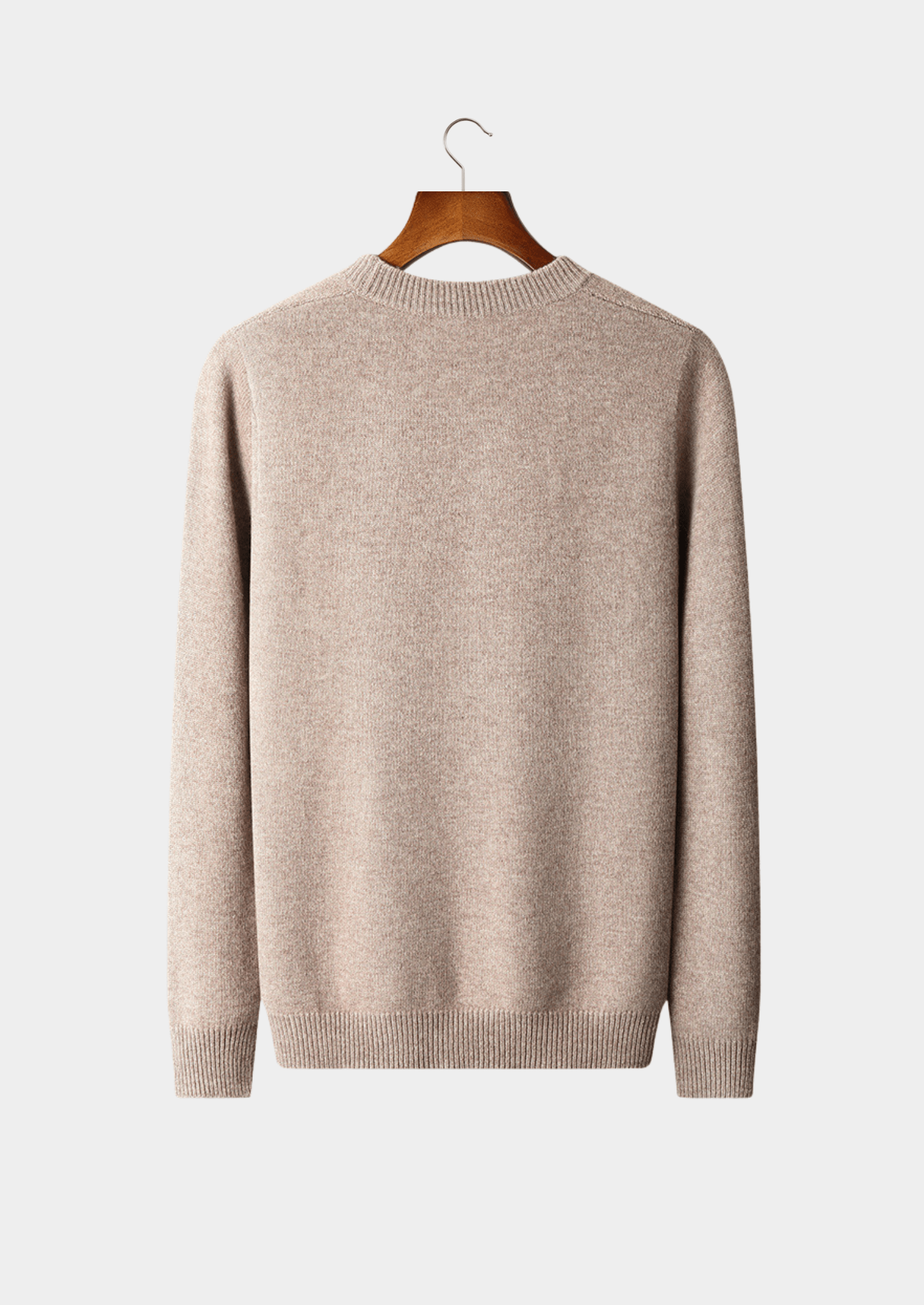 PURE CASHMERE PATTERN CREWNECK - LORMIER - 