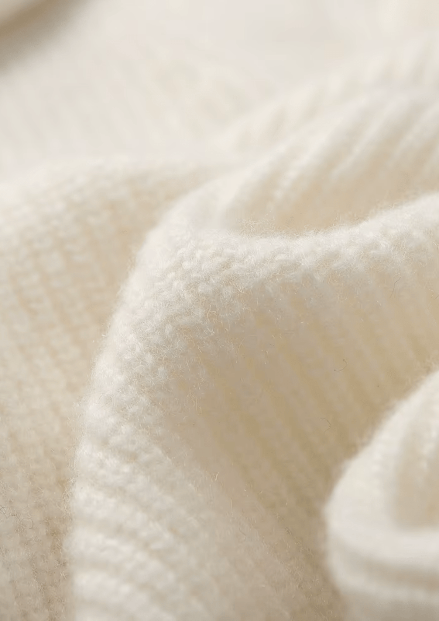 PURE CASHMERE RIBBED V - NECK SWEATER - LORMIER - 