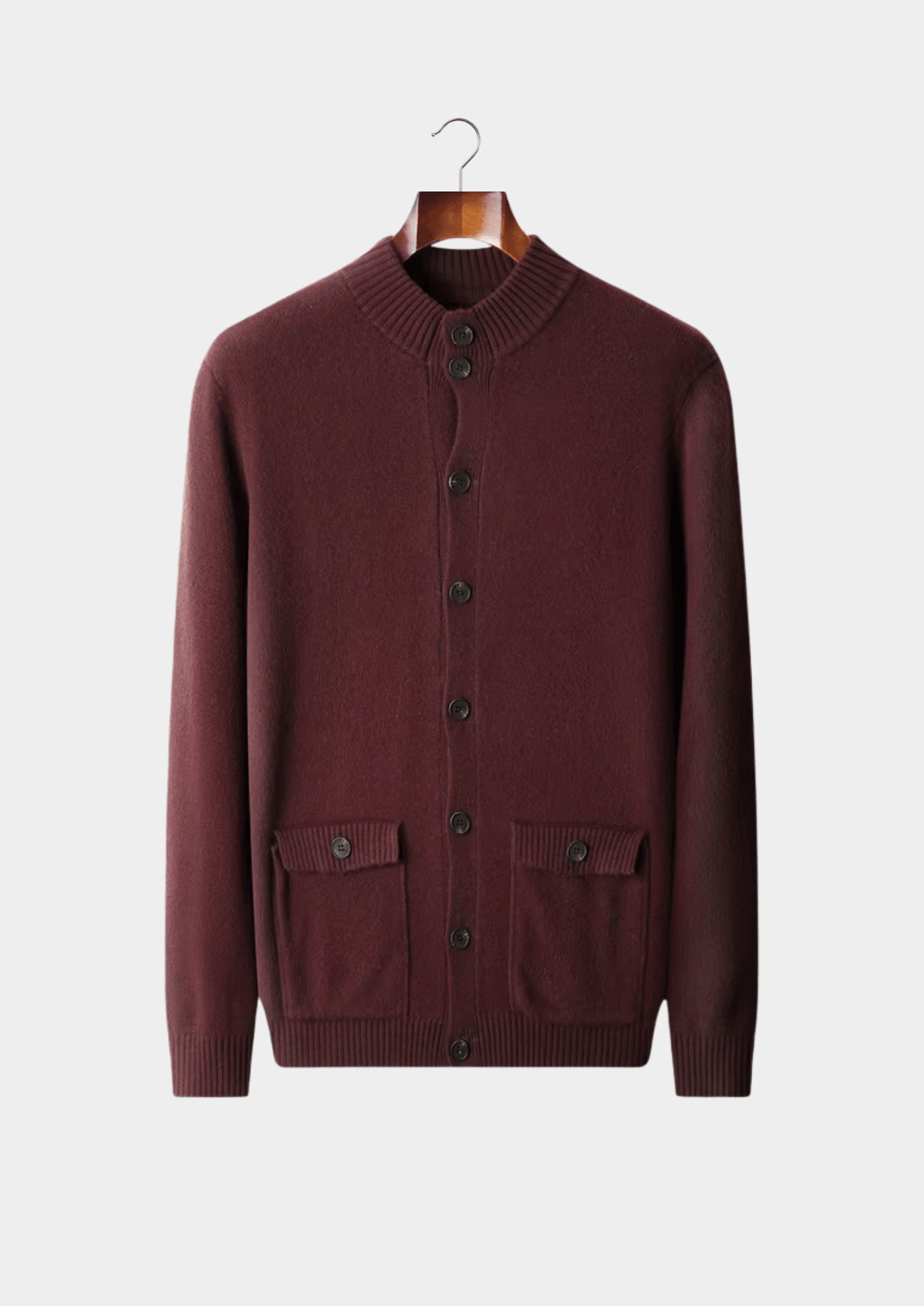 PURE EXTRA - FINE MERINO WOOL BUTTON CARDIGAN - LORMIER - 