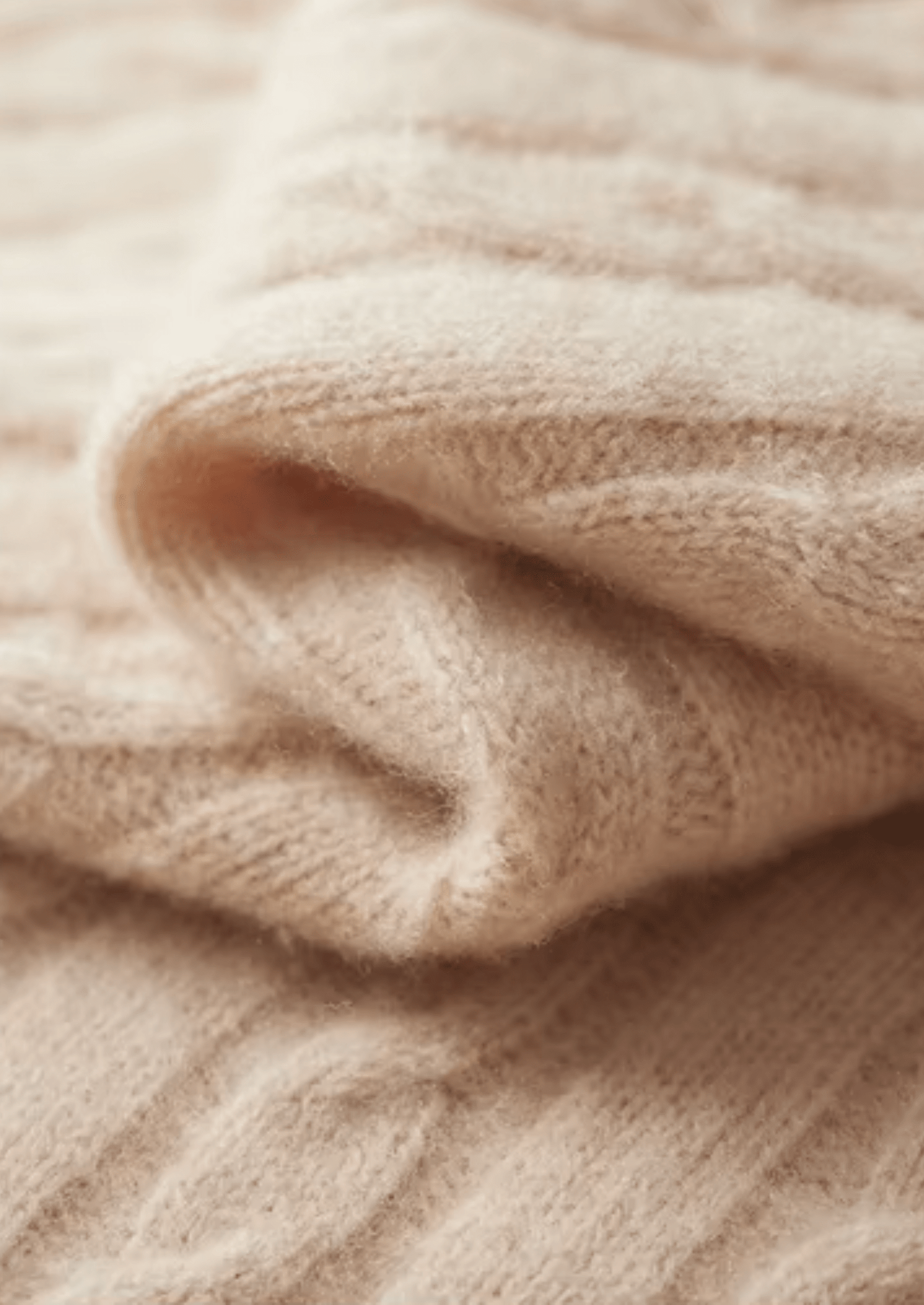 PURE EXTRA - FINE MERINO WOOL CABLE KNIT HENLEY SWEATER - LORMIER - 