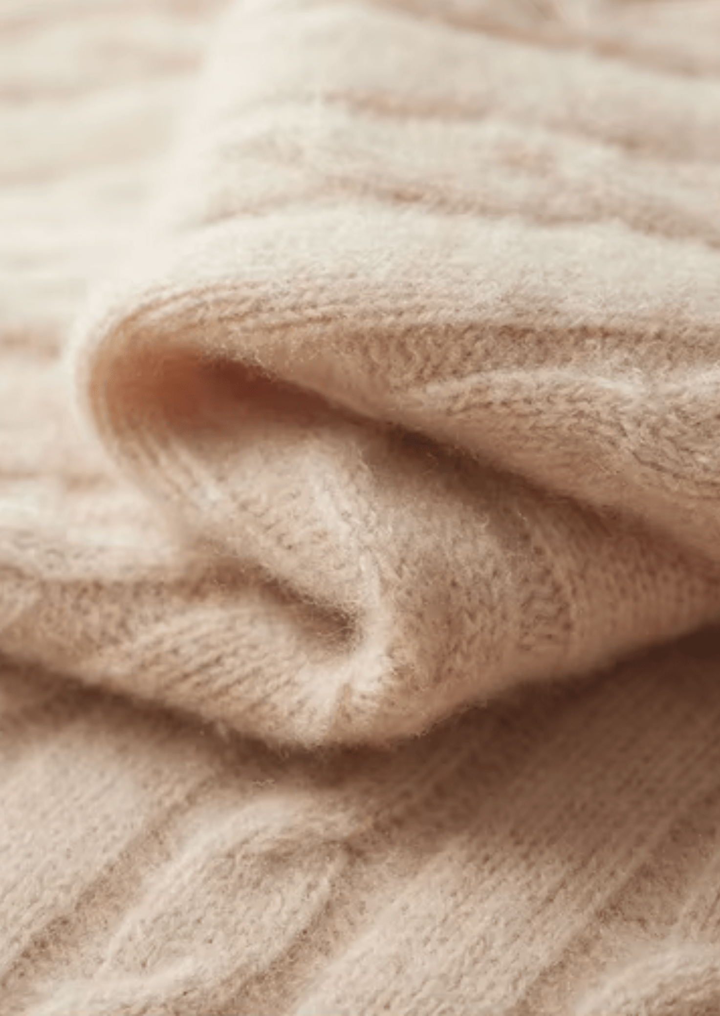 PURE EXTRA - FINE MERINO WOOL CABLE KNIT HENLEY SWEATER - LORMIER - 