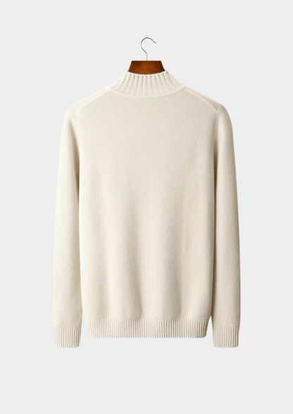 PURE EXTRA - FINE MERINO WOOL CLASSIC BUTTON SWEATER - LORMIER - 