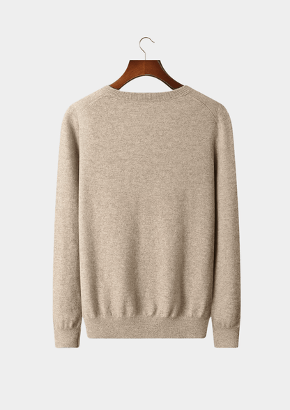 PURE EXTRA - FINE MERINO WOOL CLASSIC V - NECK SWEATER - LORMIER - 