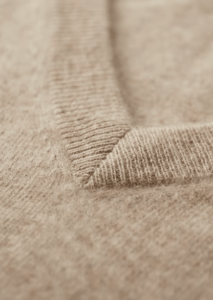 PURE EXTRA - FINE MERINO WOOL CLASSIC V - NECK SWEATER - LORMIER - 