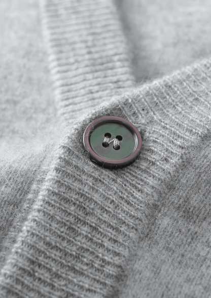PURE EXTRA - FINE MERINO WOOL ESSENTIAL CARDIGAN - LORMIER - 