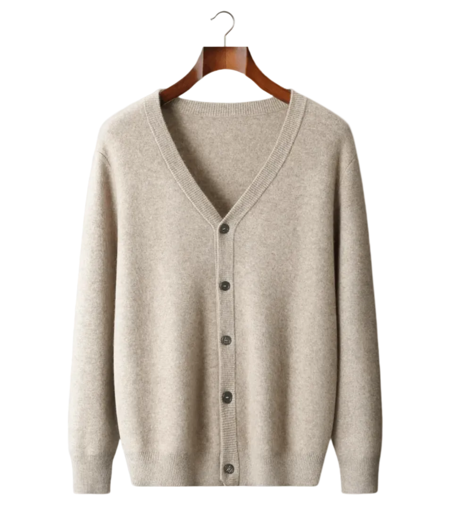 PURE EXTRA - FINE MERINO WOOL ESSENTIAL CARDIGAN - LORMIER - 