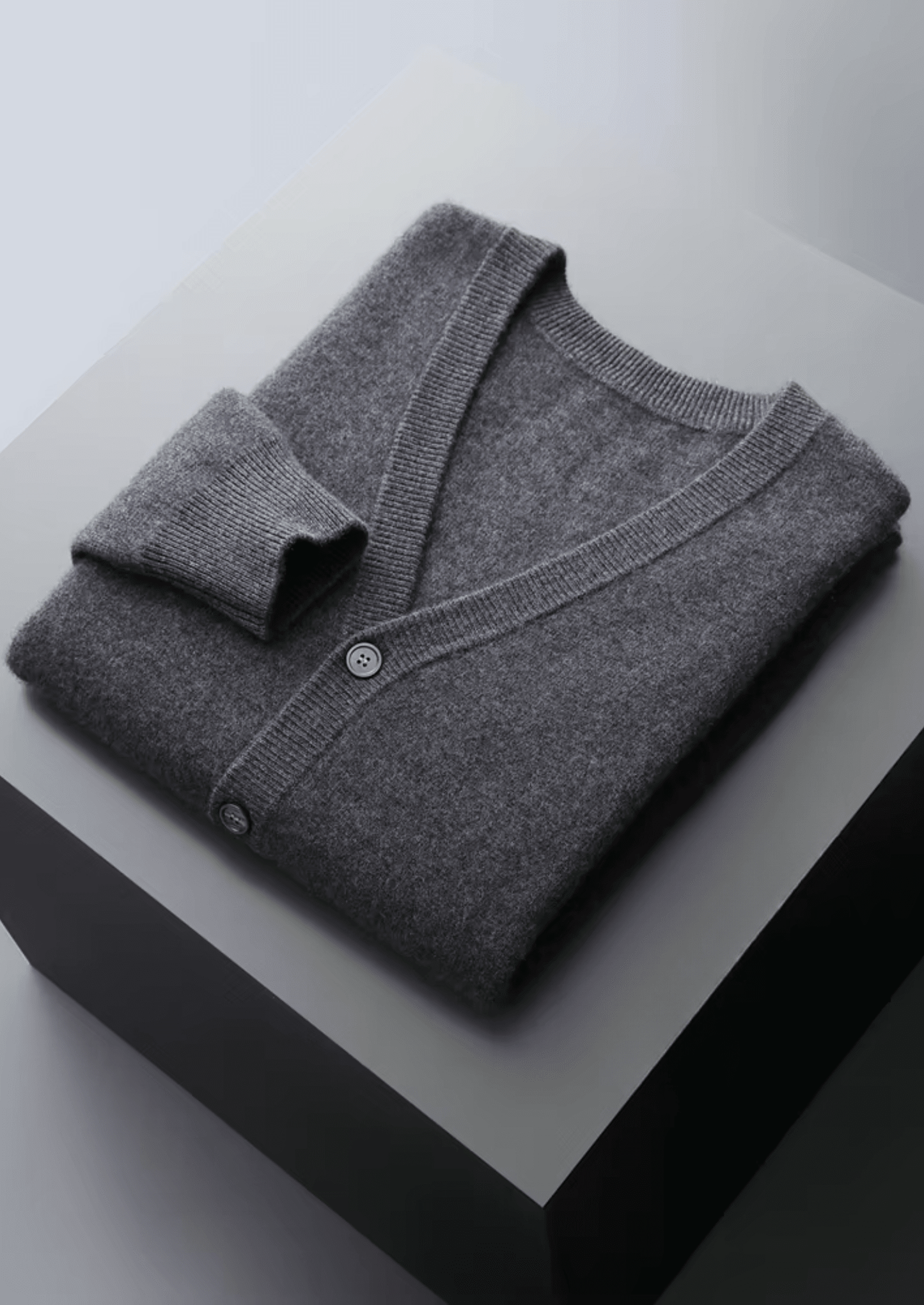 PURE EXTRA - FINE MERINO WOOL ESSENTIAL CARDIGAN - LORMIER - 