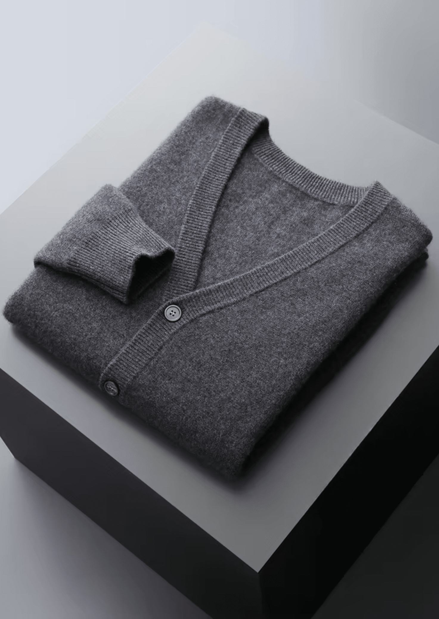 PURE EXTRA - FINE MERINO WOOL ESSENTIAL CARDIGAN - LORMIER - 