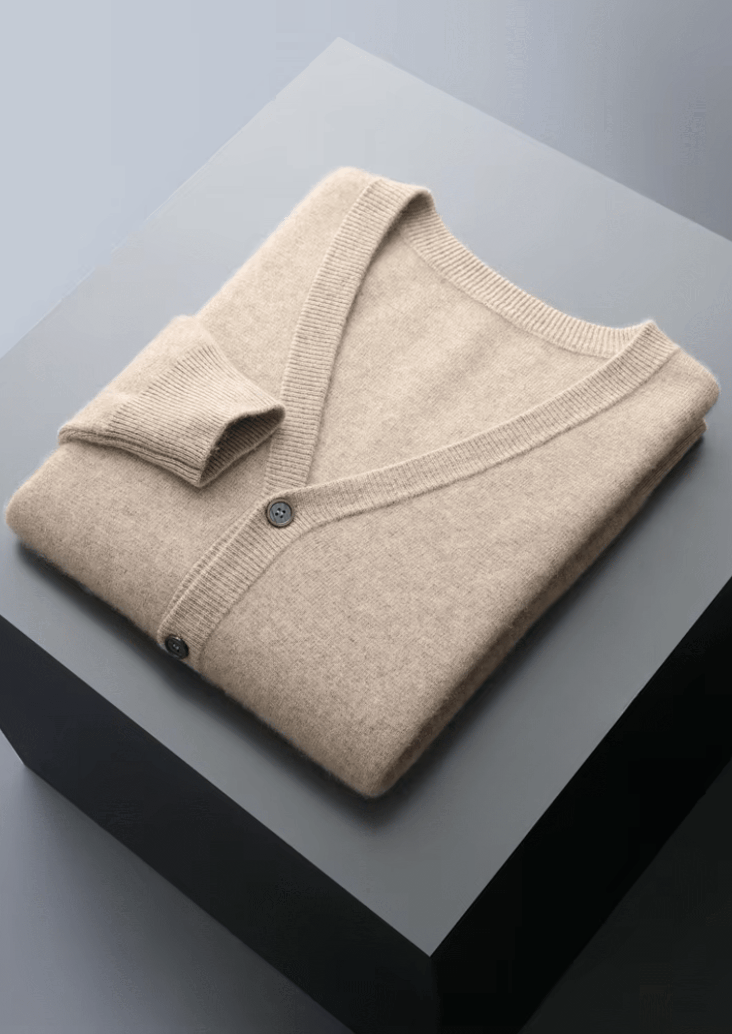 PURE EXTRA - FINE MERINO WOOL ESSENTIAL CARDIGAN - LORMIER - 