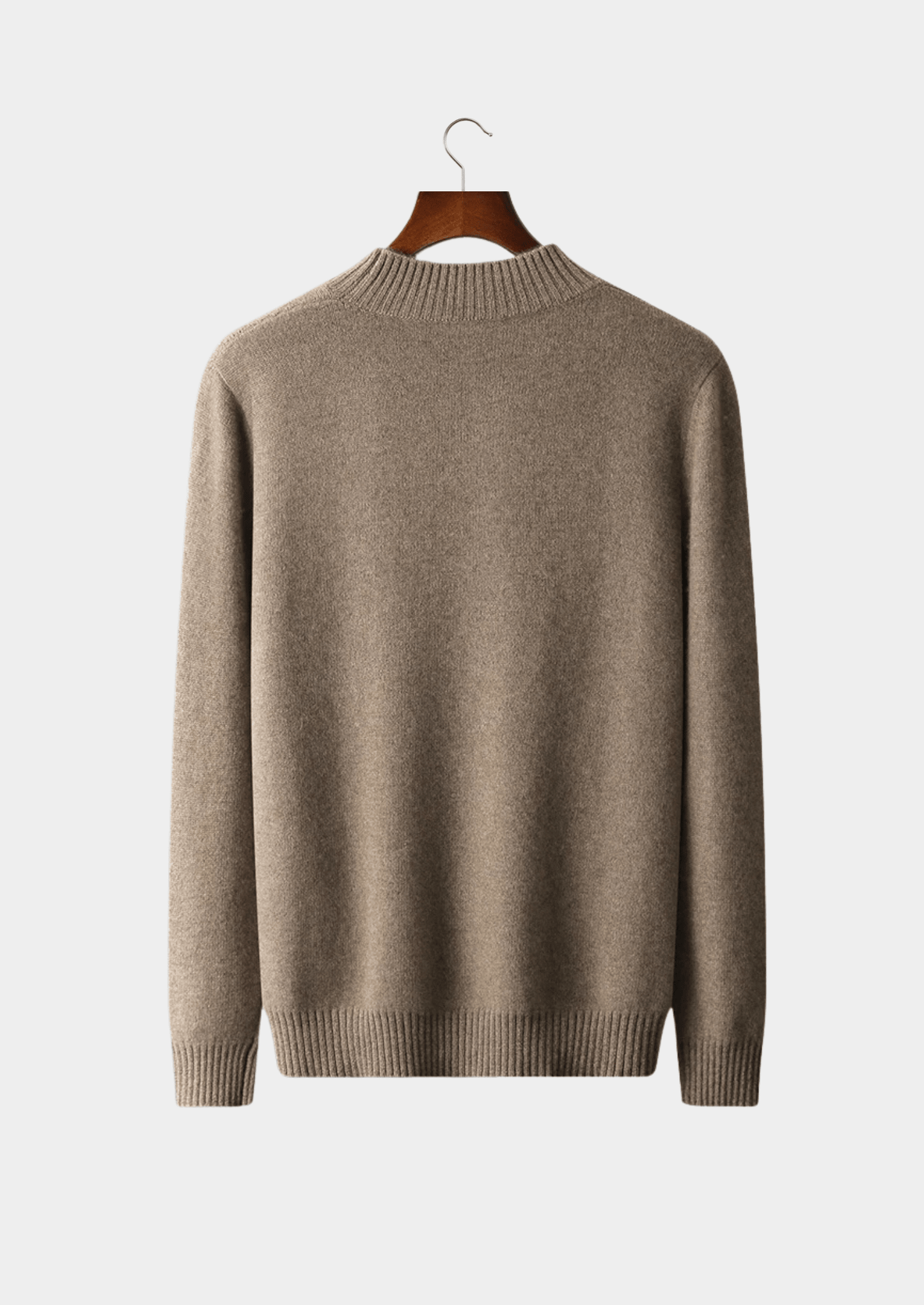 PURE EXTRA - FINE MERINO WOOL JACQUARD MOCKNECK - LORMIER - 