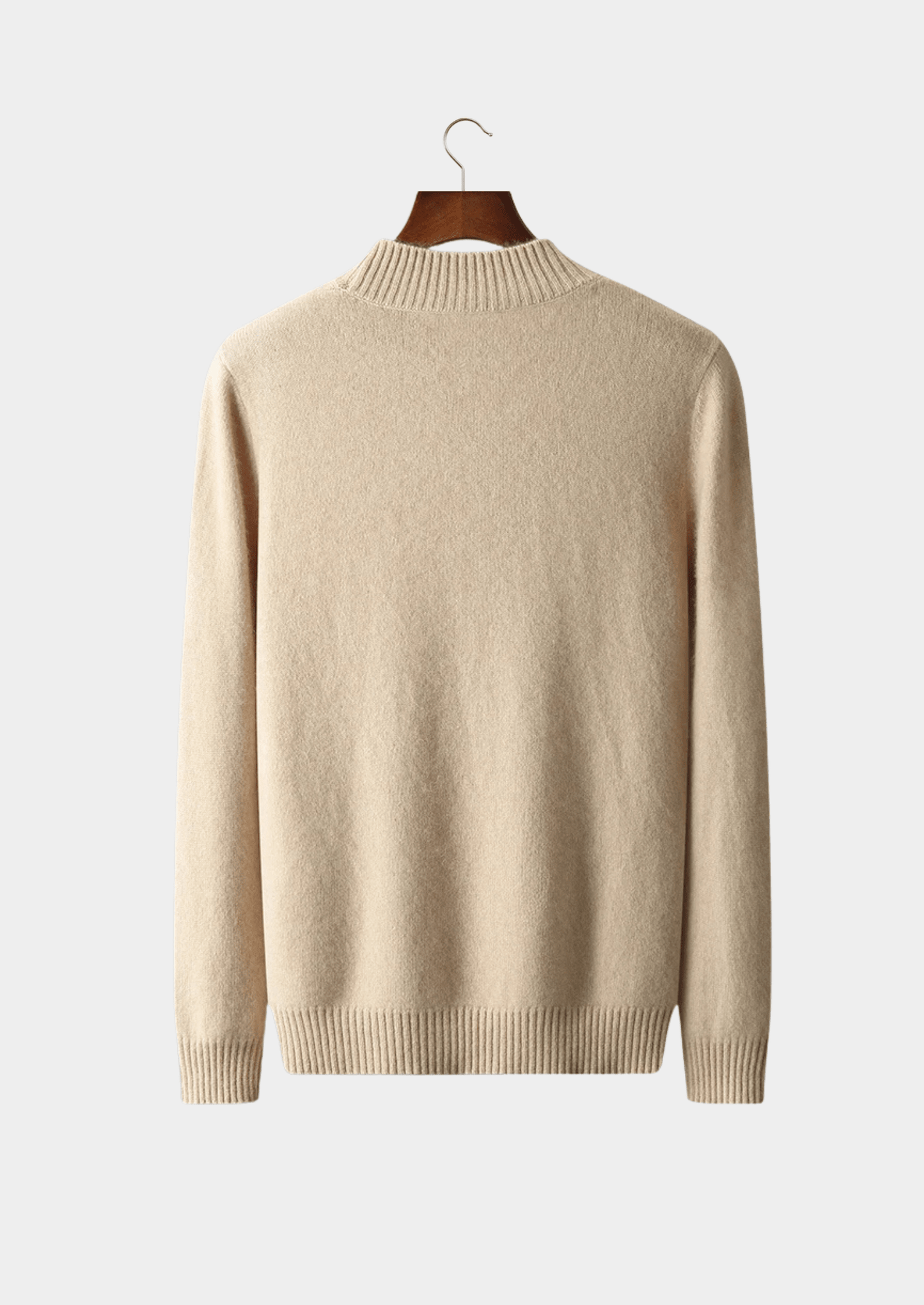 PURE EXTRA - FINE MERINO WOOL JACQUARD MOCKNECK - LORMIER - 