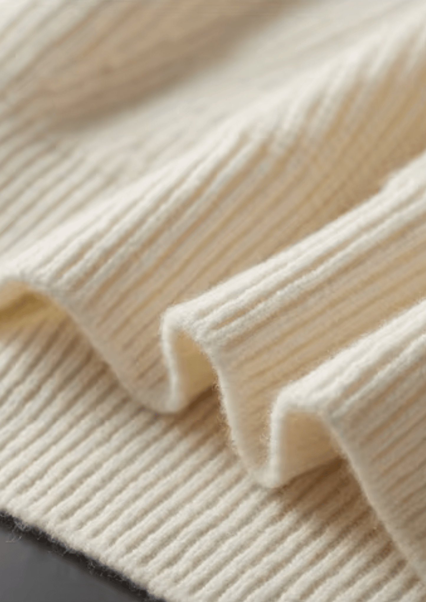 PURE EXTRA - FINE MERINO WOOL RIBBED HALF - ZIP - LORMIER - 