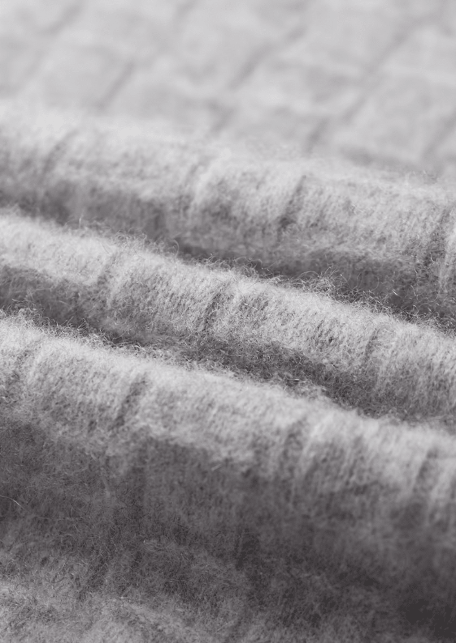 PURE EXTRA - FINE MERINO WOOL TEXTURED MOCKNECK - LORMIER - 